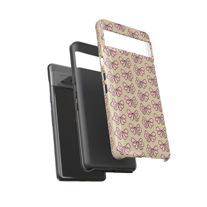 Cute little pink bows - phone case