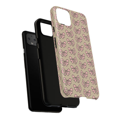 Cute little pink bows - phone case