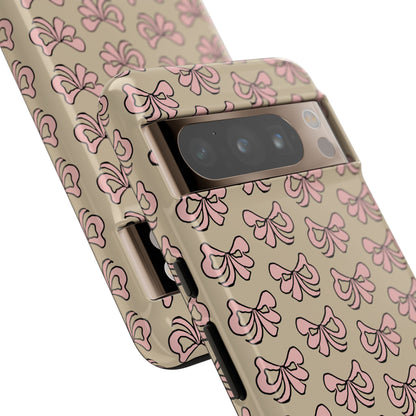 Cute little pink bows - phone case