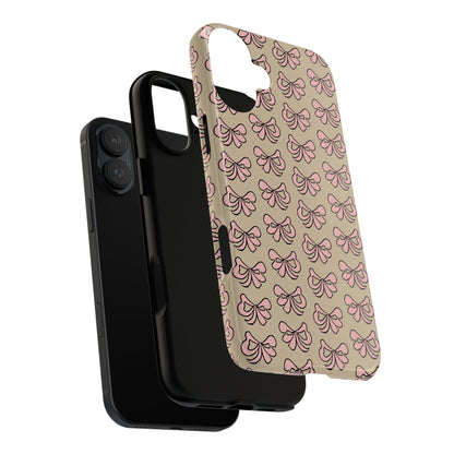 Cute little pink bows - phone case