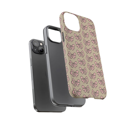 Cute little pink bows - phone case